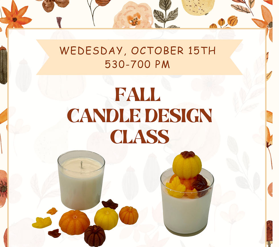 Fall Candle Design Class