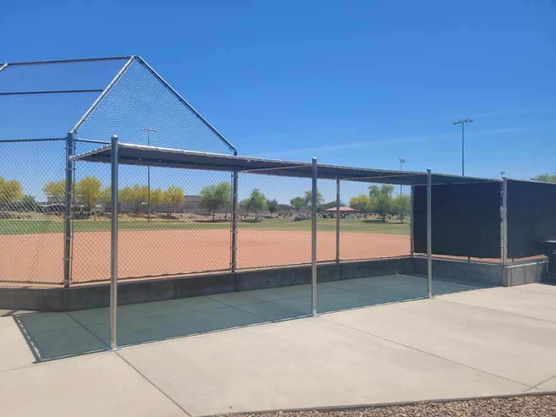 sport shading, dugout shading, fan shades, backstop shading