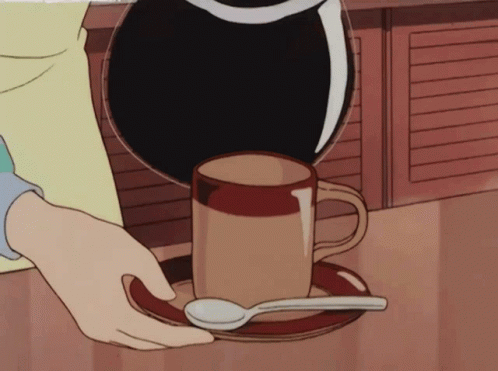 Anime coffee gif