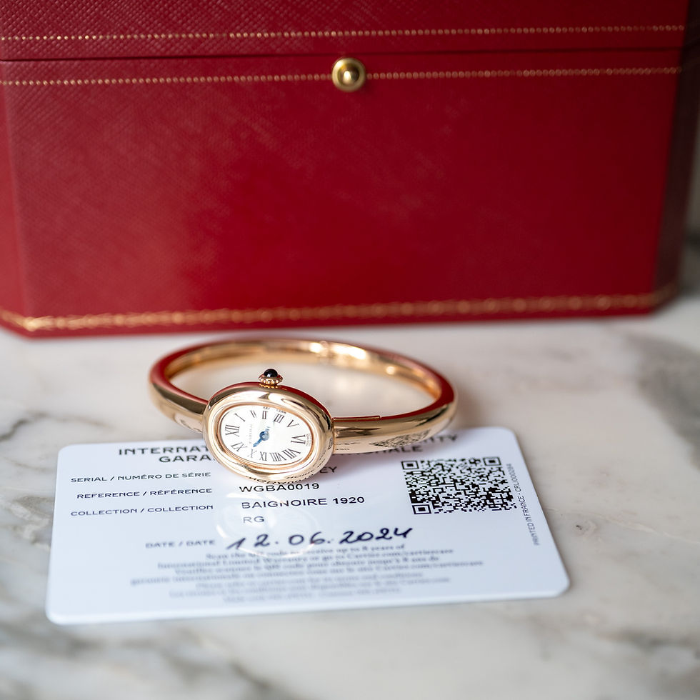 Thumbnail: Cartier Baignoire Mini Bangle Rose Gold