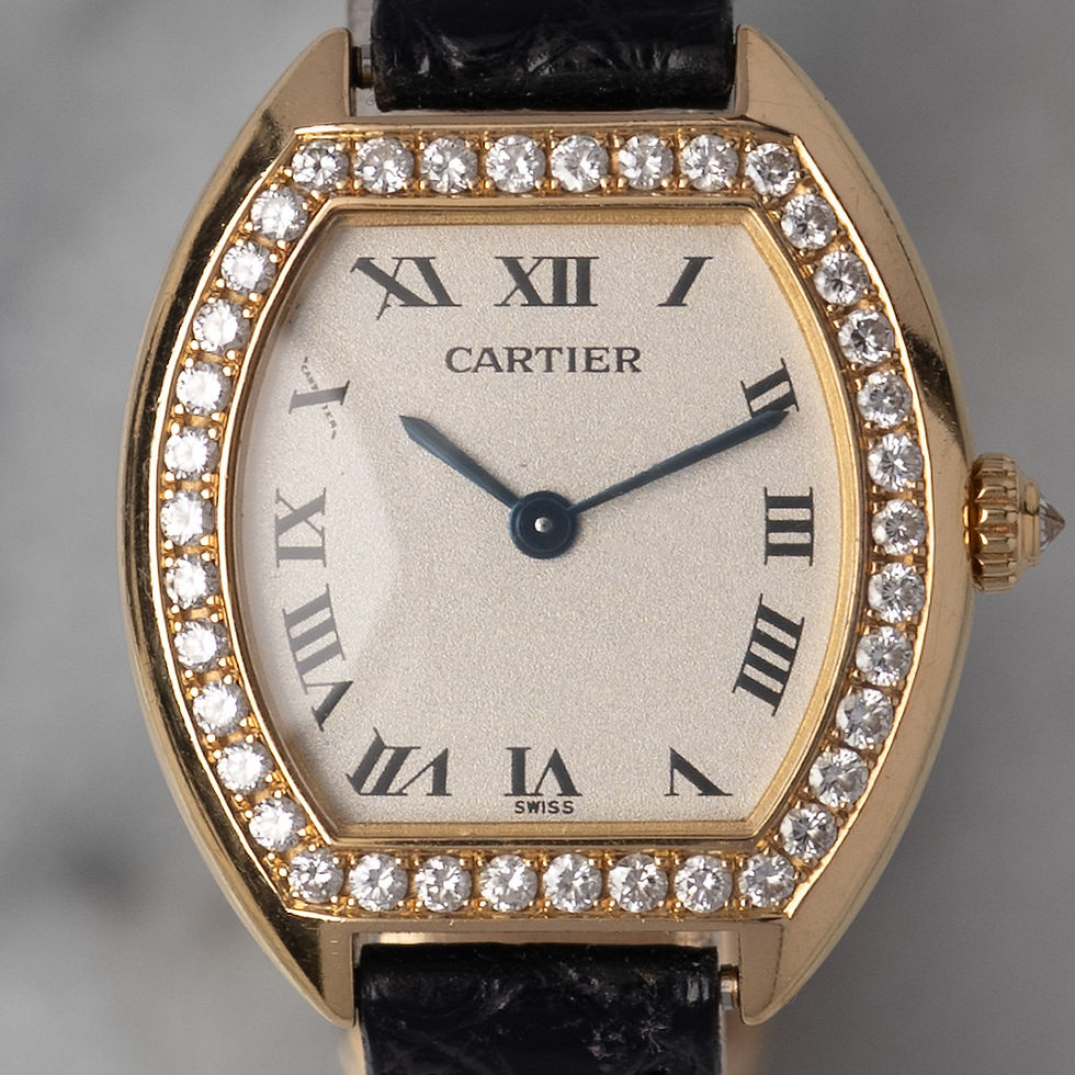 Thumbnail: Cartier Tortue Yellow Gold Diamonds
