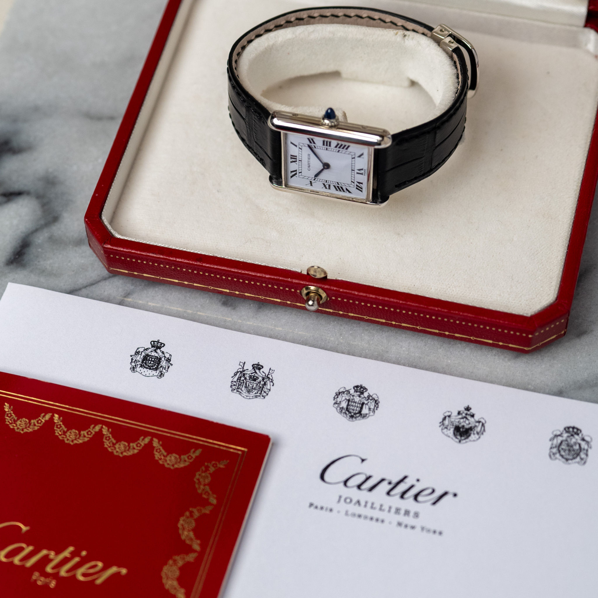Cartier Tank Louis White Gold