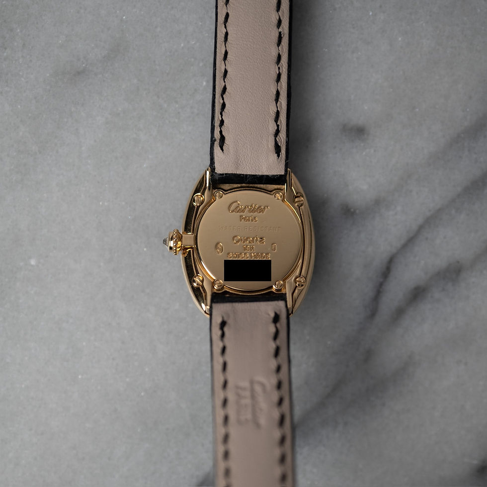 Thumbnail: Cartier  Baignoire Small Yellow Gold Diamonds