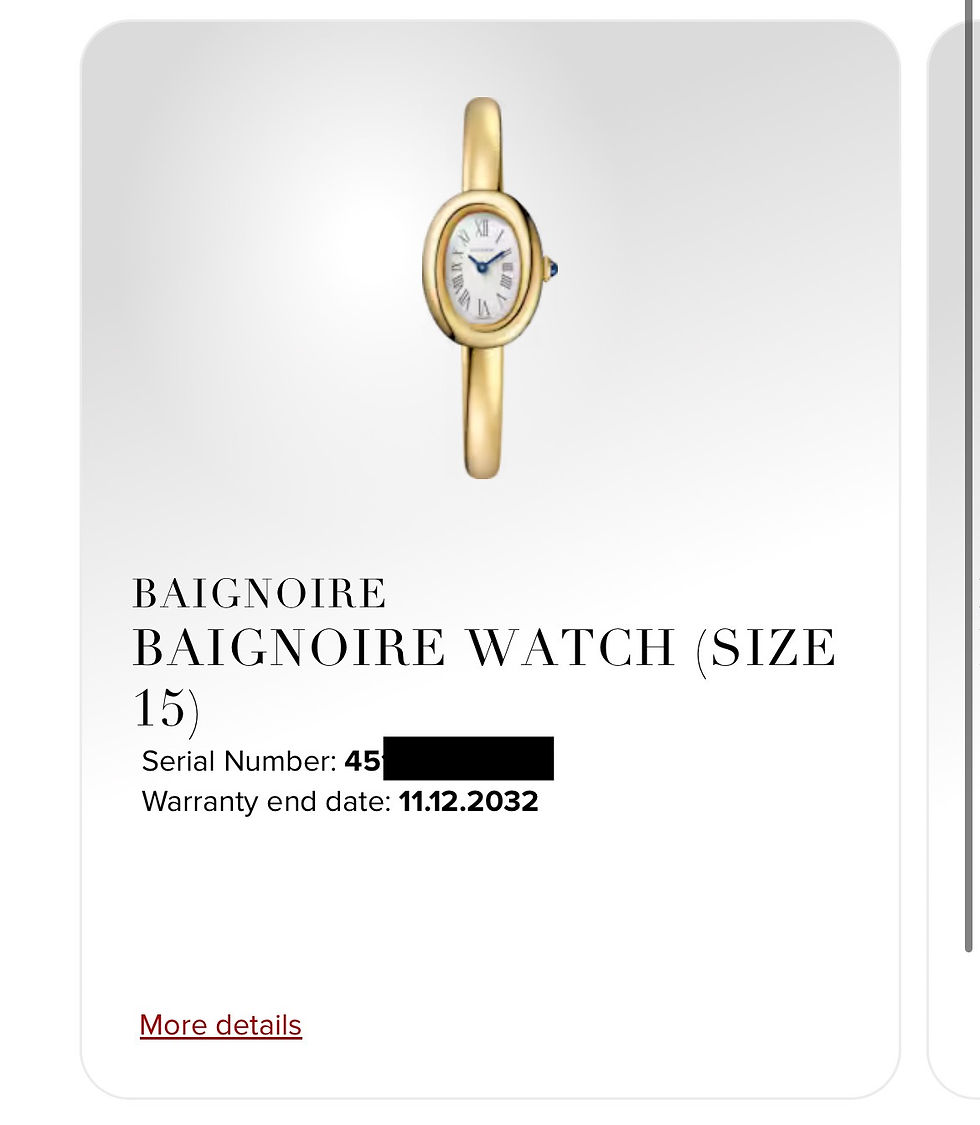 Thumbnail: Cartier Baignoire Mini Bangle Yellow Gold
