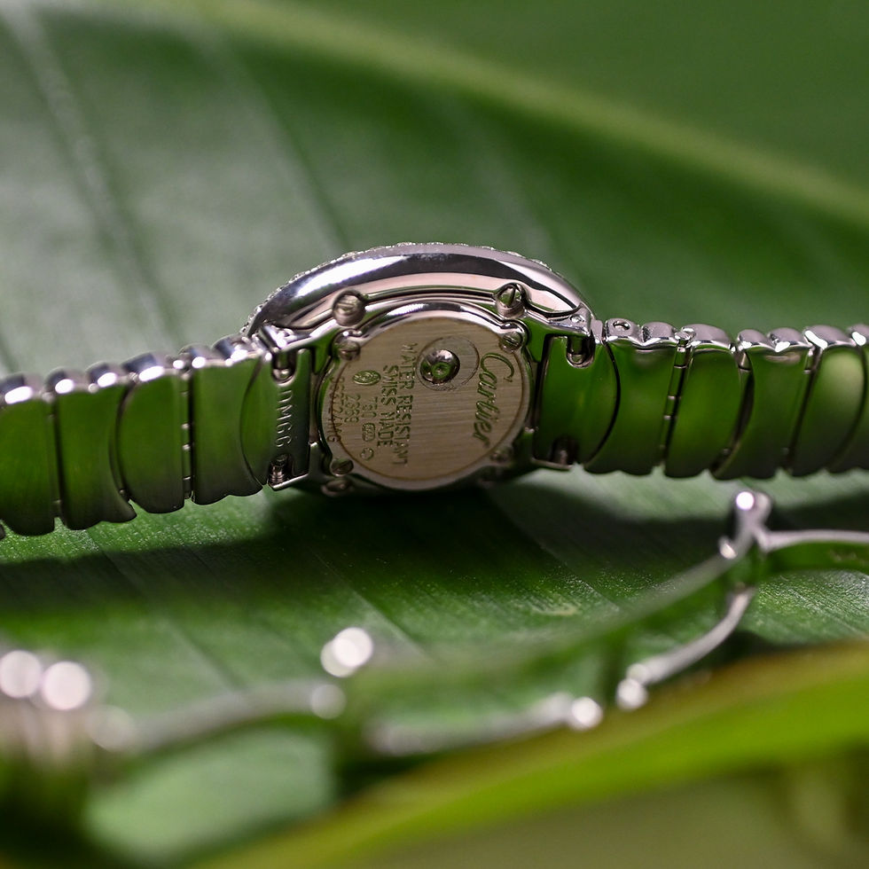 Thumbnail: Cartier Baignoire Mini White Gold Diamonds