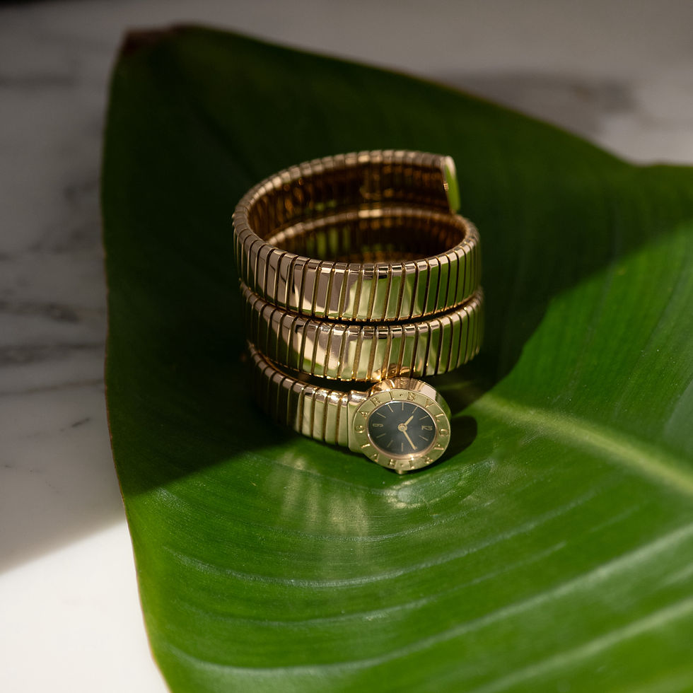Thumbnail: Bulgari Tubogas Serpenti Yellow Gold