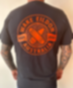 Coal-Orange Tee