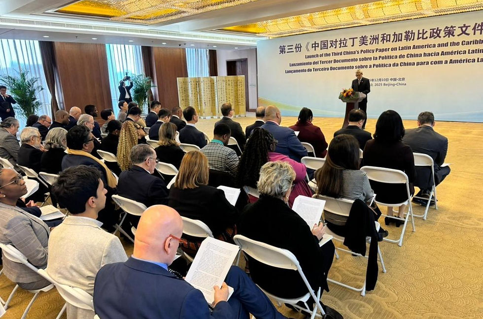 China to strengthen ties and cooperation with Latin America and the Caribbean