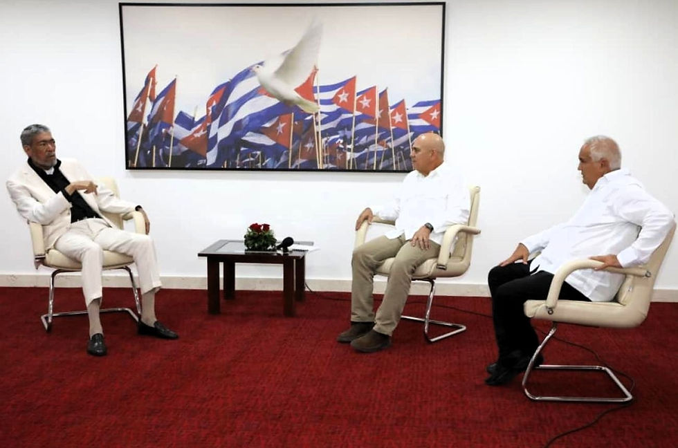 Secretary General of the United Left Movement of the Dominican Republic visits Cuba