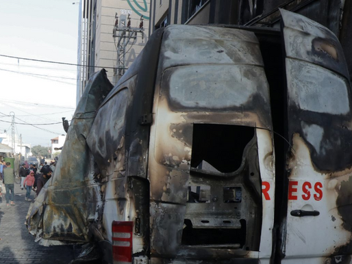 Israeli Strike on Press Van Kills Five Palestinian Journalists in Gaza