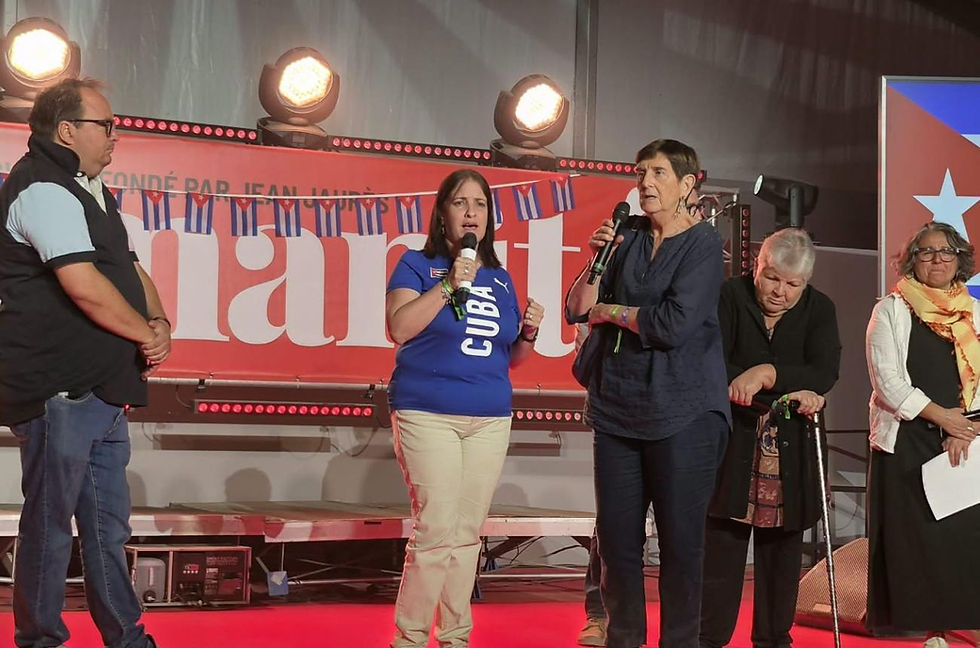 Solidarity with Cuba at the French Communist Fête de l'Humanité