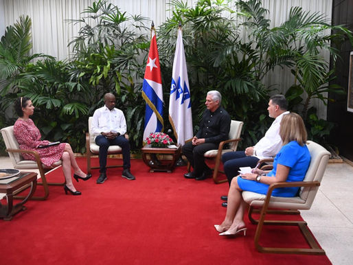 Permanent Secretary of SELA meets with Miguel Díaz-Canel Bermúdez in Cuba