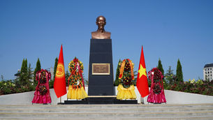 Ho Chi Minh statue unveiled in Bishkek