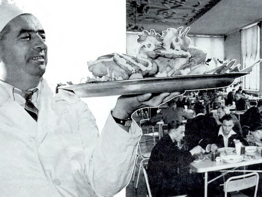 The Petrov Factory cafeteria in Stalingrad, 1960