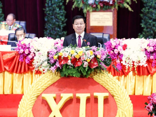12th National Congress of the Lao People's Revolutionary Party concludes in Vientiane