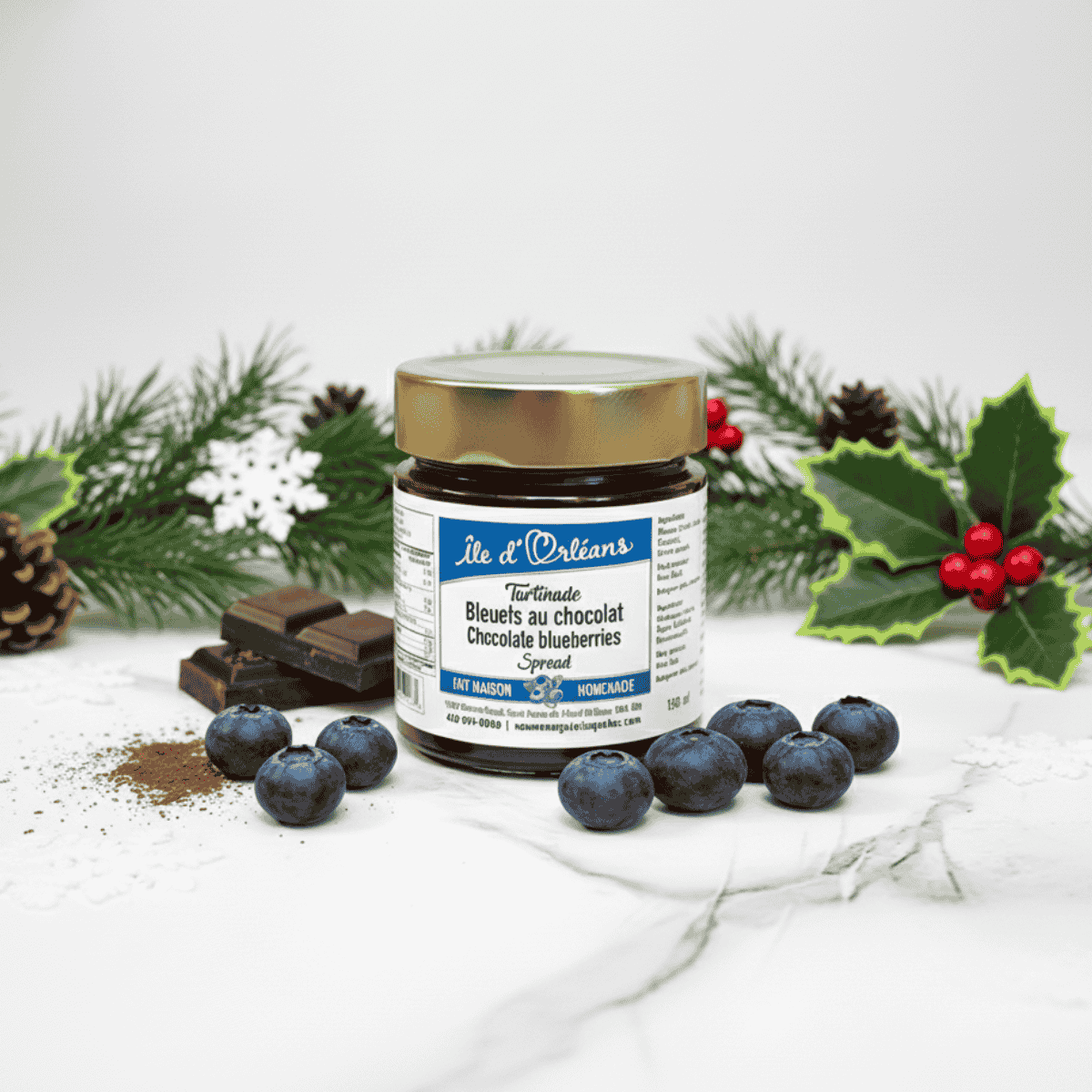 Tartinade Chocolat Bleuets