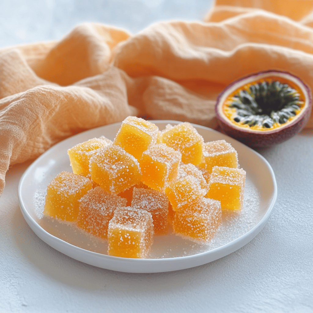 Pâte de fruits Fruit de la passion