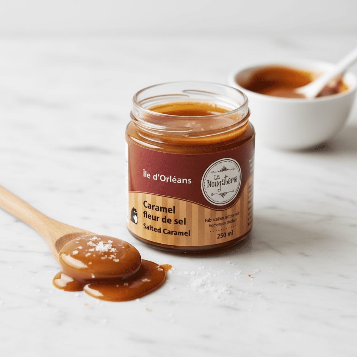 Pot de caramel fleur de sel