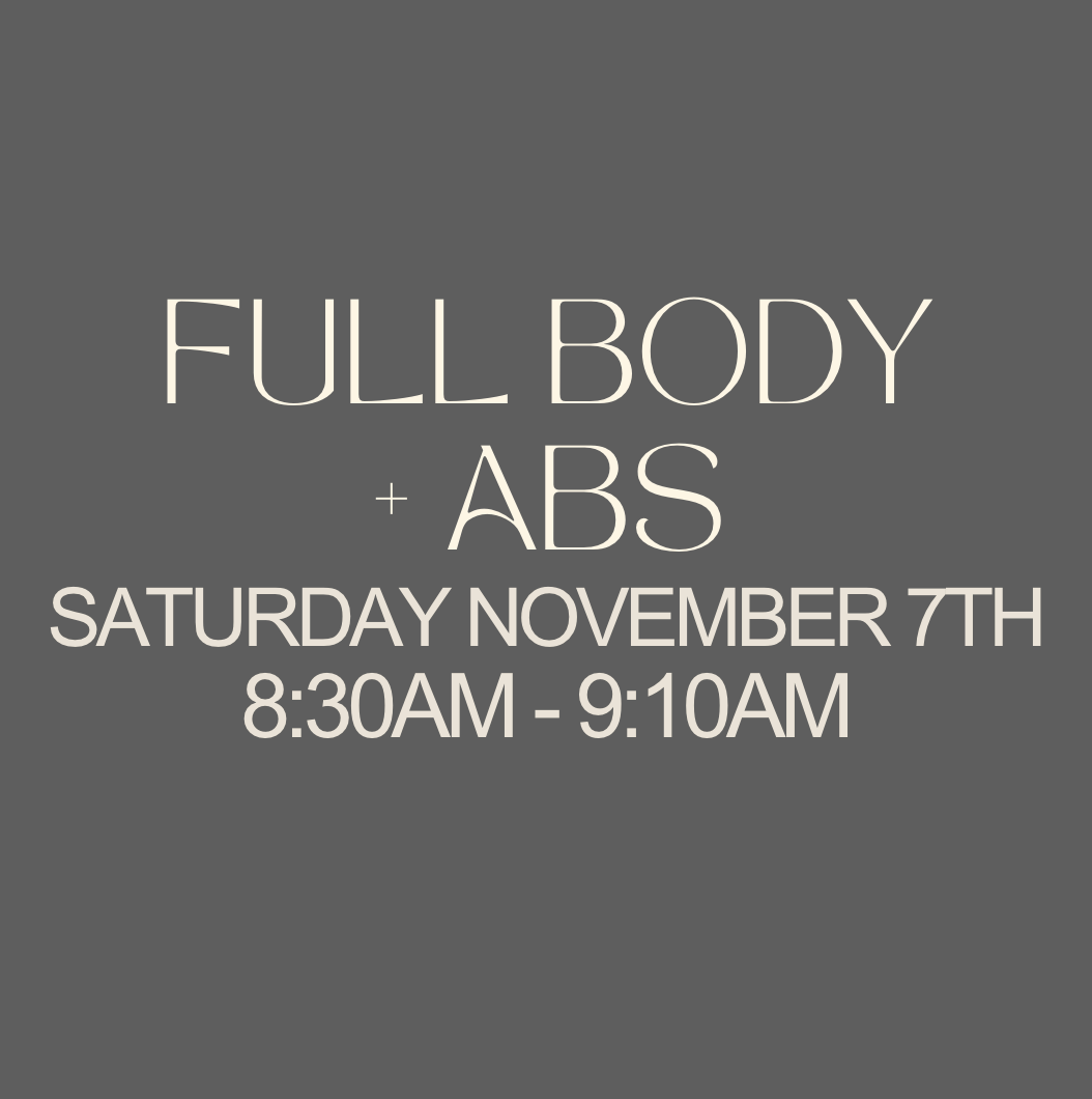 Full Body with Katie 11/7 8:30AM