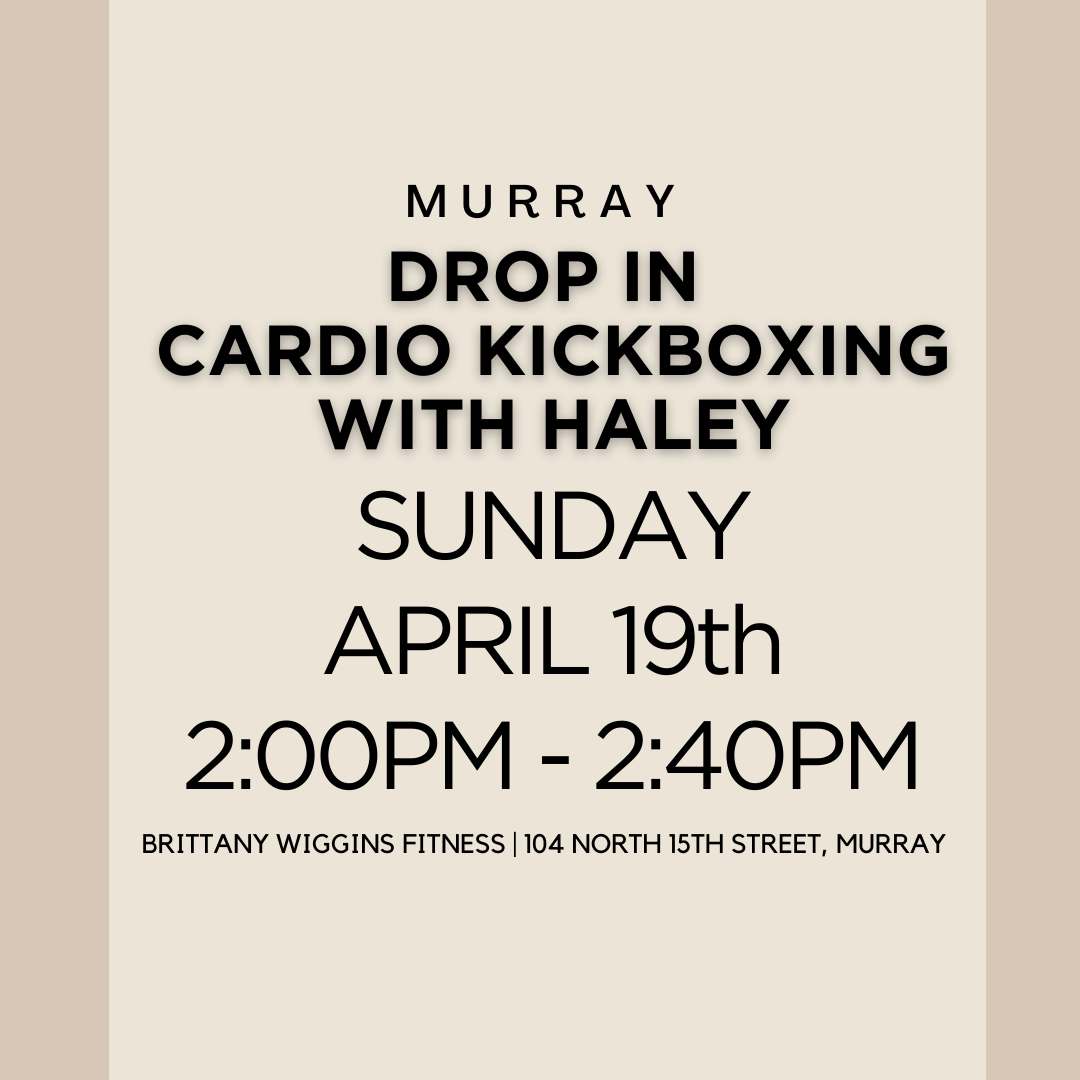 Cardio Kickboxing Drop In with Haley 4/19 2PM