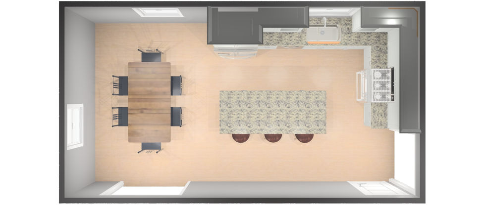 Simmes Kitchen Revised Top View