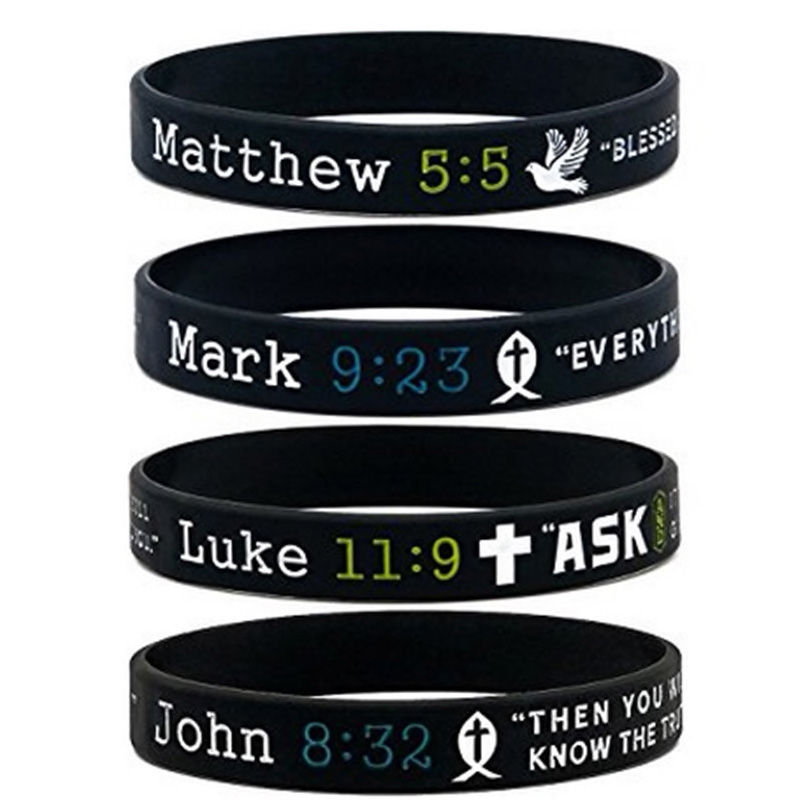 The Gospel bible scripture wristbands