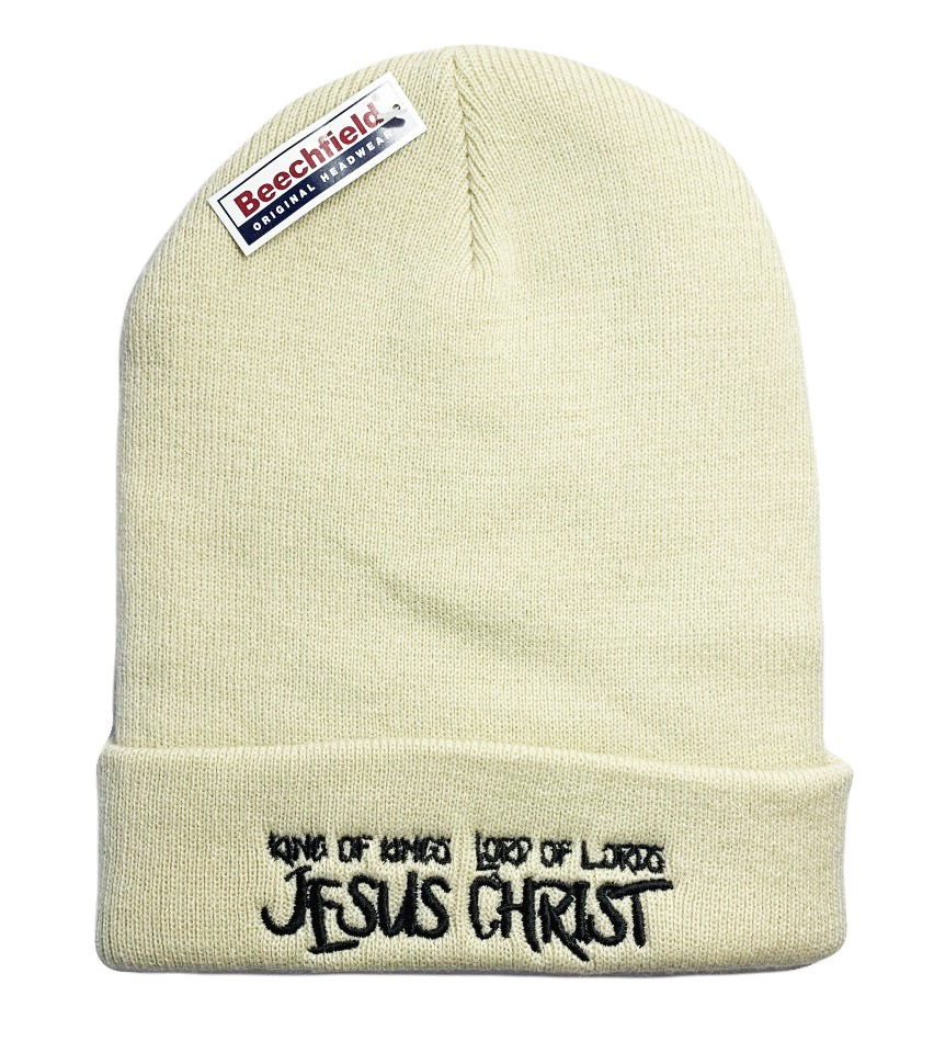 Thumbnail: JESUS CHRIST KING OF KINGS LORD OF LORDS BEANIES
