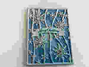 Silver & Blue Snowflake