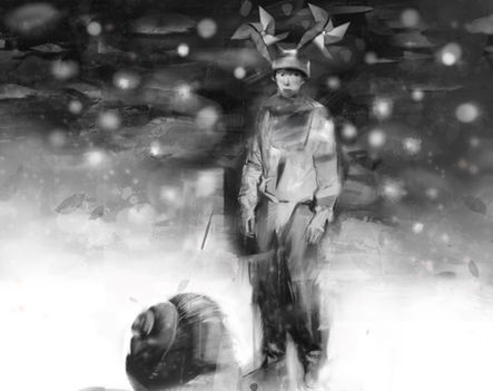 Pomalosť, 2024, digitálna kresba