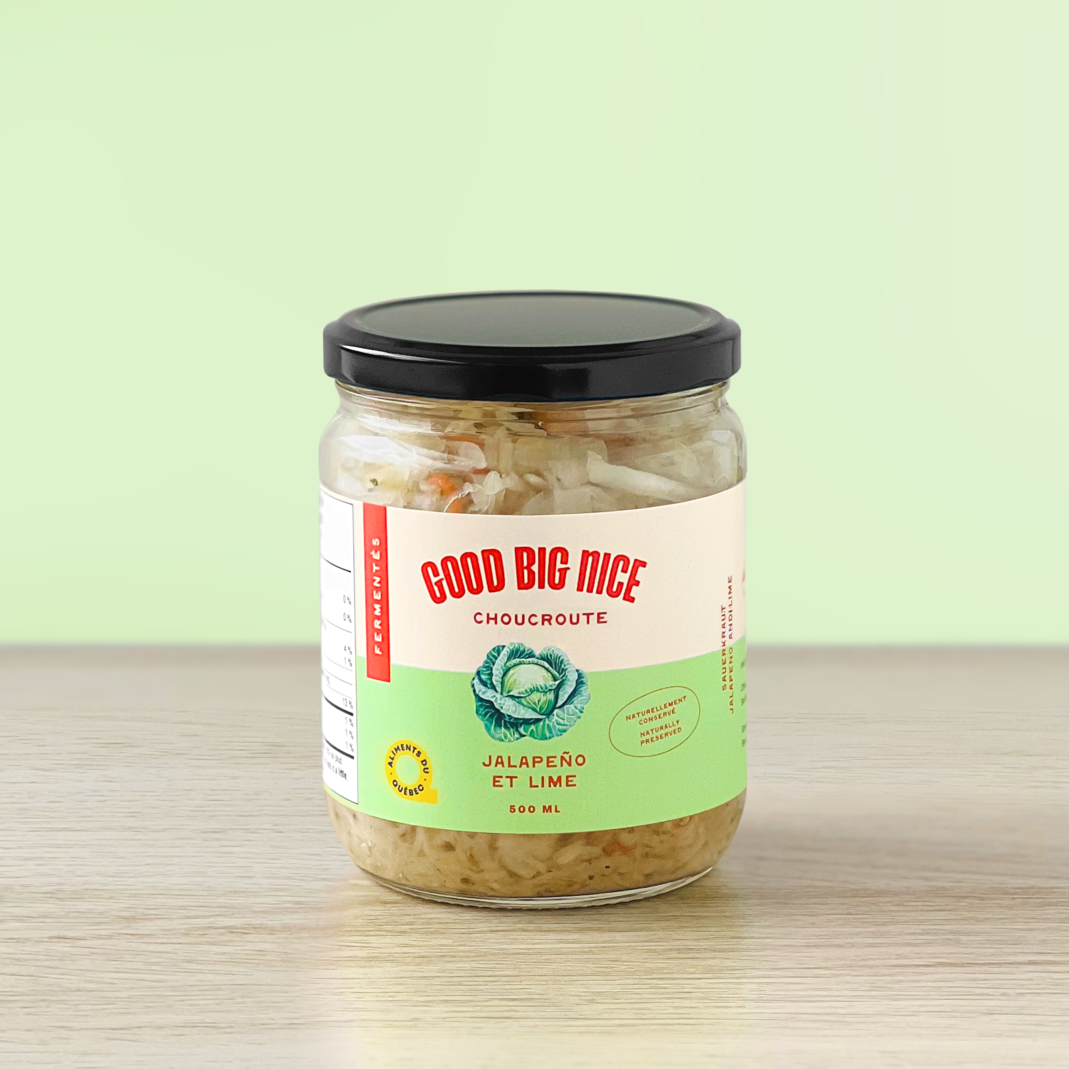 Jalapeno and Lime Sauerkraut