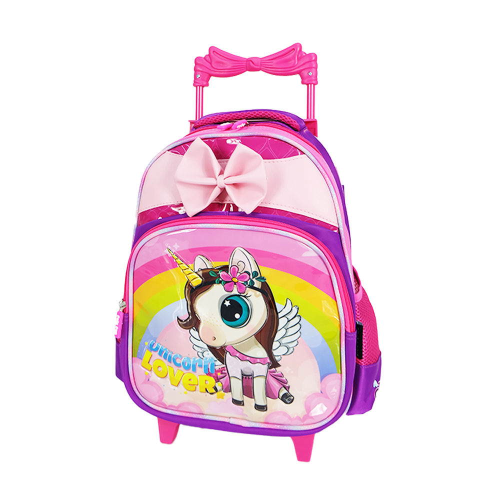 Poly Pac 14" Cute Animal Kindergarten Kindy School Bag Trolley Bag Backp