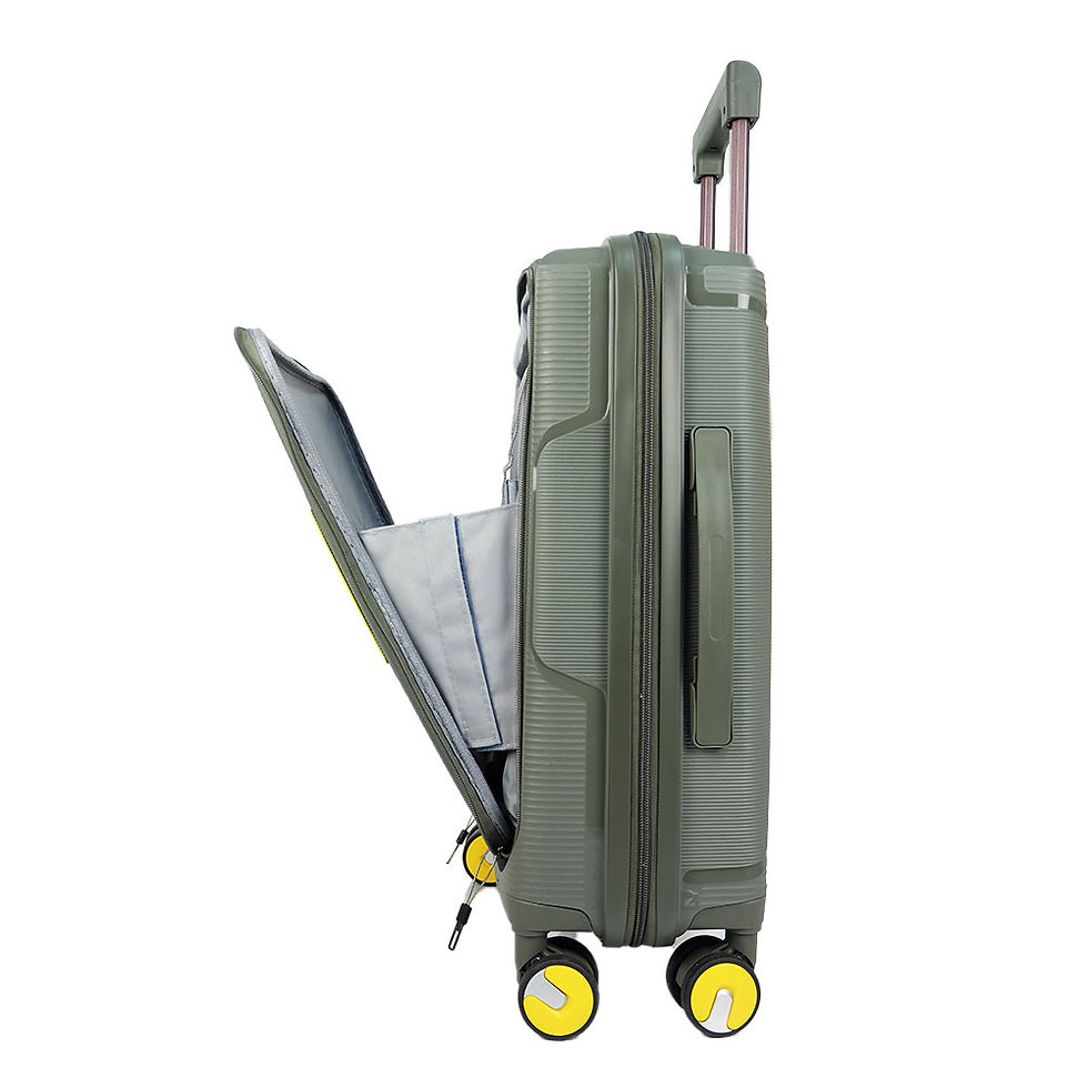 Thumbnail: Giordano By Poly Pac Voyager Unbreakable PP Anti-Theft Luggage - GA2454