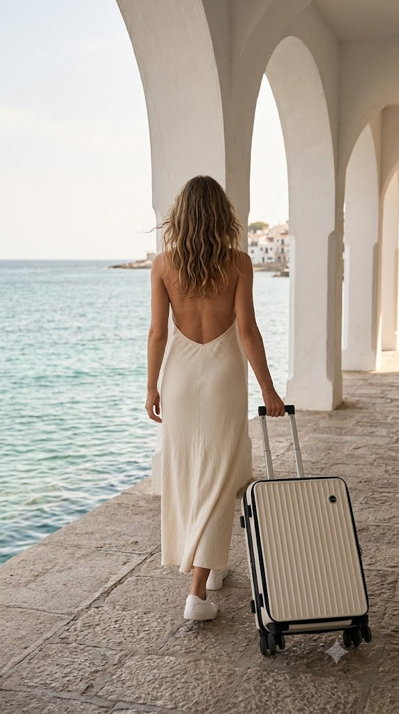 Thumbnail: Poly Pac D'Luna Front Opening with Expand Suitcase Travel Luggage - PA2630