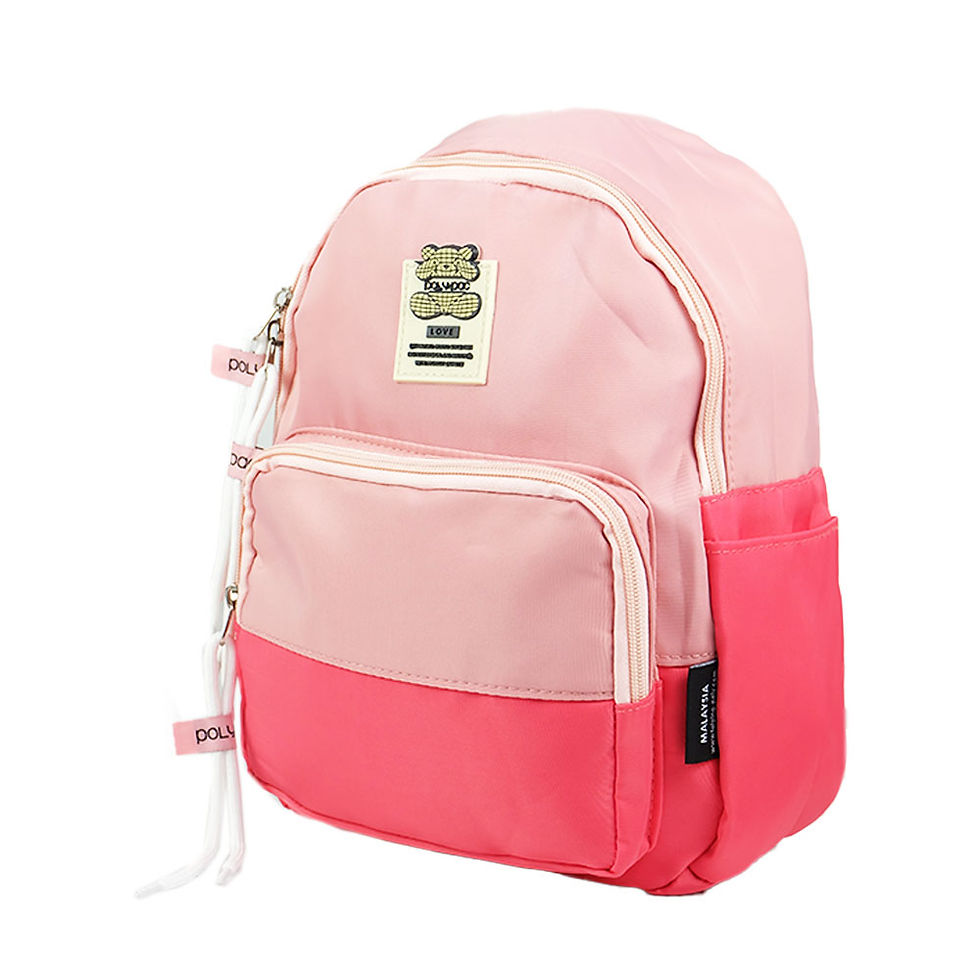 Thumbnail: Poly Pac 13" Simple Plain Design Kindy Backpack - PK2362