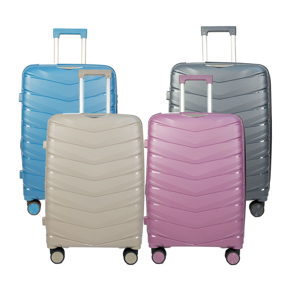 GiorX By Poly Pac Arrow Down Style Unbreakable PP Anti-Theft Luggage - GXA2420