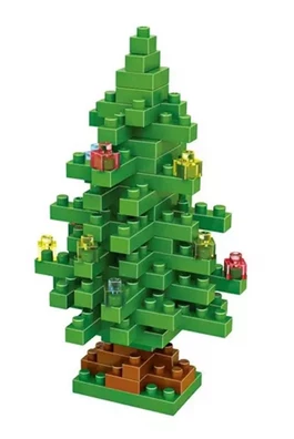 Mini Nano Blocks Christmas Figure (130 Pcs - 150 Pcs Set) - STN0312