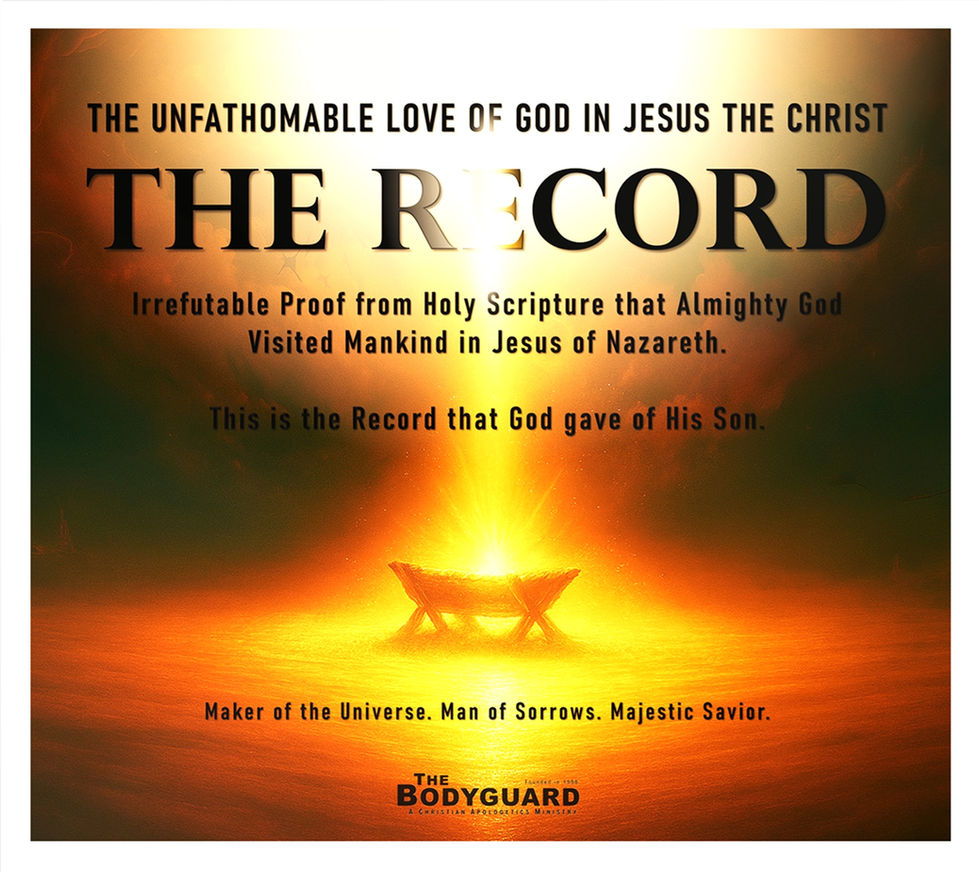 BCA The Record that God Gave of His Son COVER WB