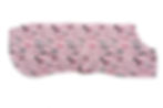 Feathers pink dark pink flannelette and polar fleece coat