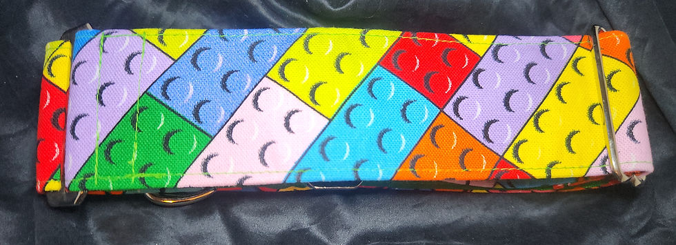 Lego Style Bricks Martingale Collar