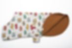 Caravans Tan flannelette and polar fleece coat