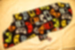 Gamer on Black polar fleece and flannelette coat - MEDIUM