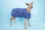 Deep Blue Space Flannelette and Buttersuede Coat - MEDIUM