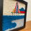 Thumbnail: Handmade punch needle framed canvas of Brighton's Palace Pier, in 100% wool.
