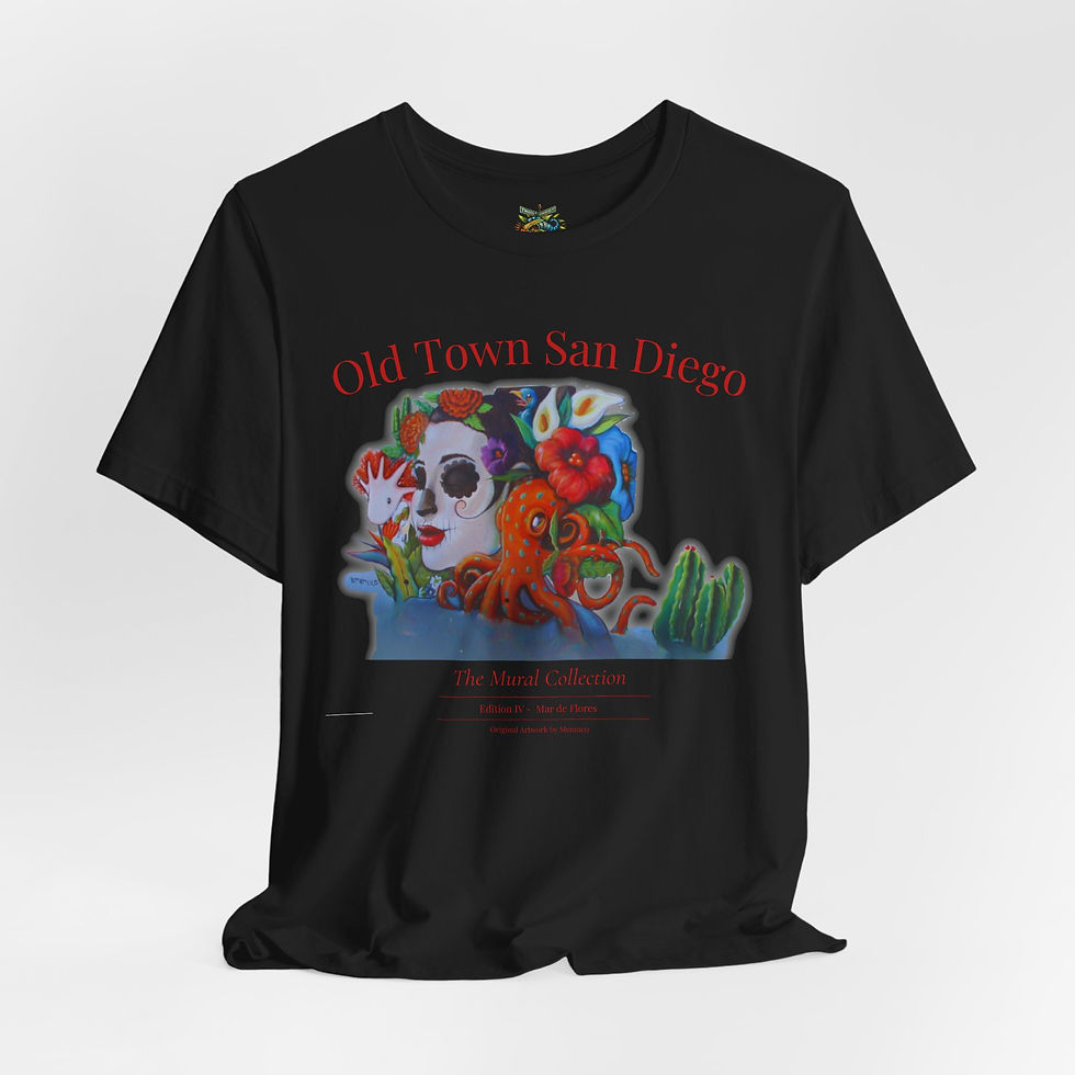 Thumbnail: Old Town San Diego Mural Collection - Mar de Flores Edition IV T‑Shirt