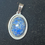 Thumbnail: Handcrafted Lapis Lazuli Pendant in Silver Frame