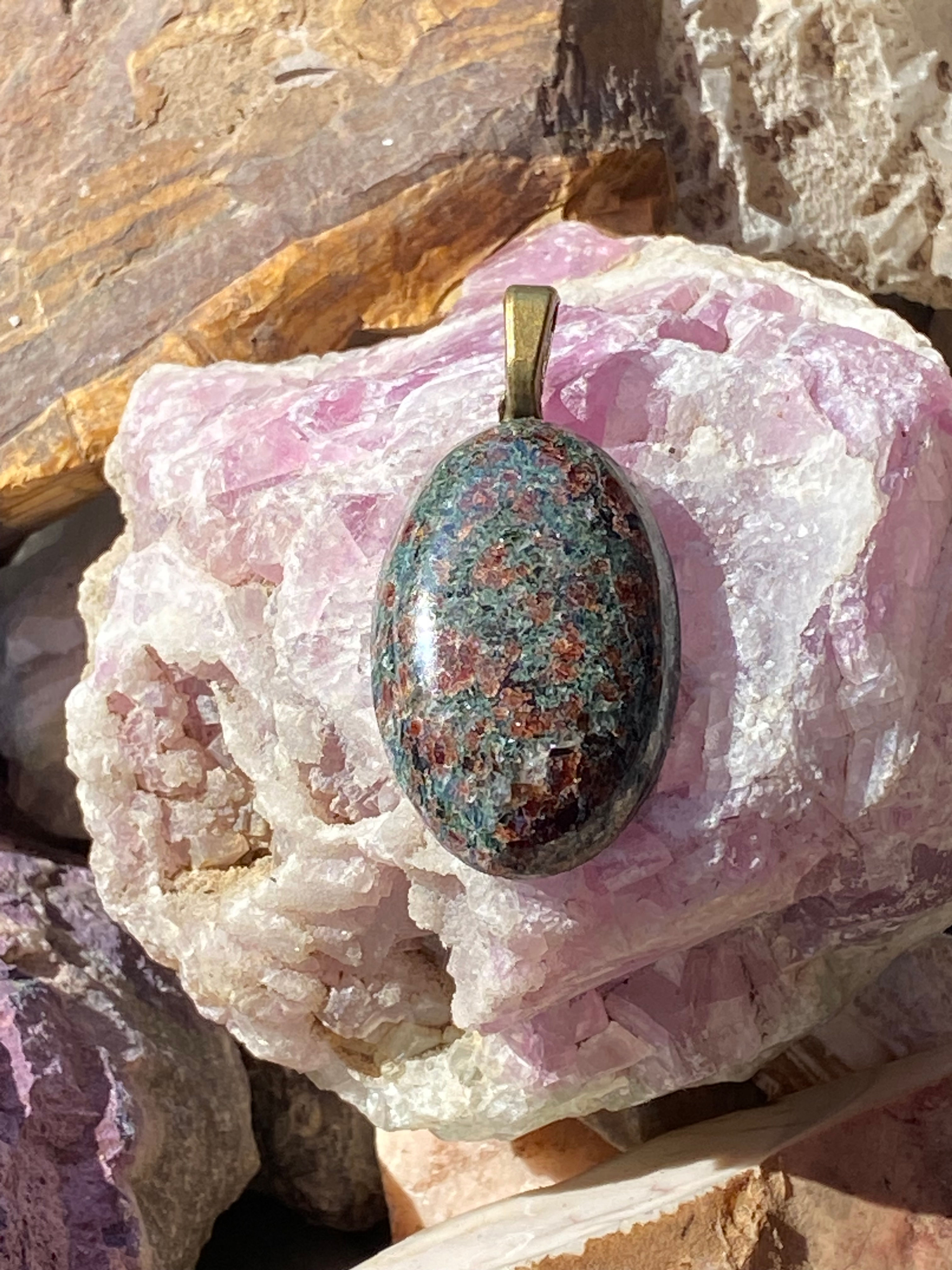 Eclogite Pendant
