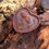 Thumbnail: Front view of Butte Creek Agate Heart Pendant highlighting its natural warm tones and polished finish.