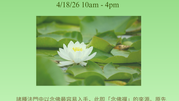(Chinese events) 2026/4/18-19,  led by Venerable Changjue | 净土法门 & 念佛禅行门介绍，常觉法師带领  (中文)