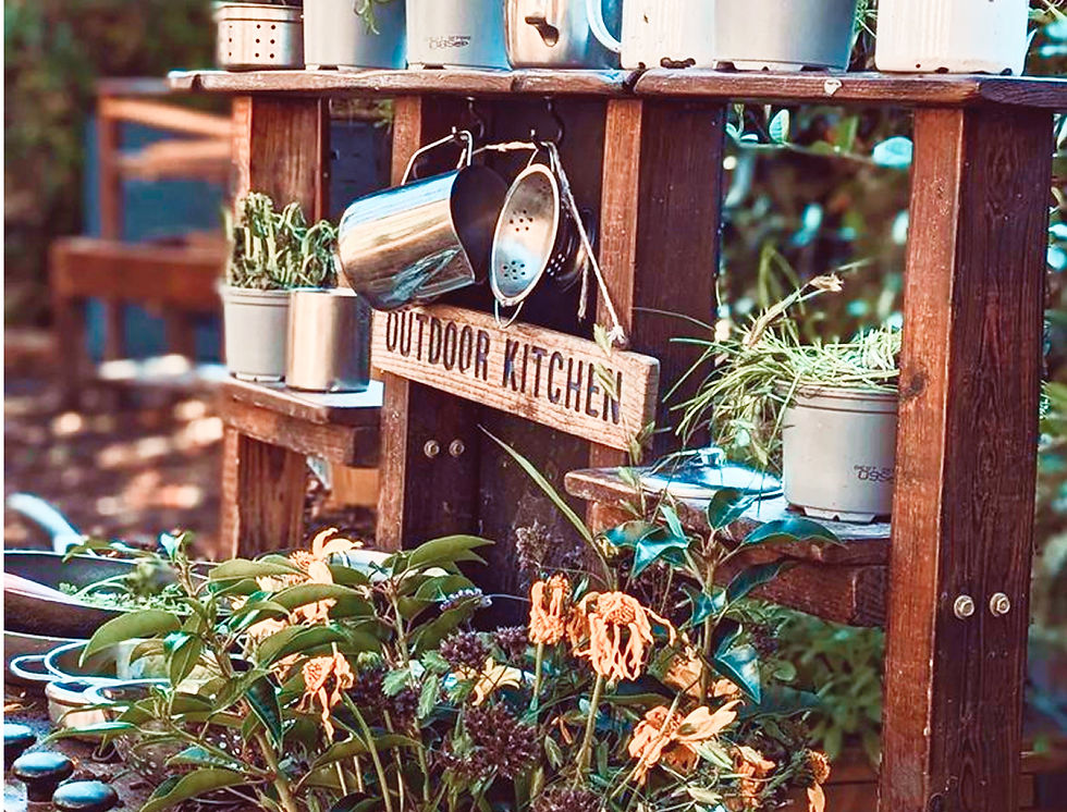 Outdoor kitchen in education