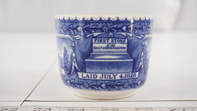 1927 Baltimore And Ohio Railroad Cup Mug Lamberton China